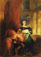 Richard Parkes Bonington François 1er and Marguerite de Navarre
