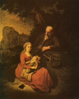School of Rembrandt Rest on the Flight to Egypt