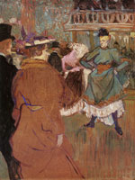 Henri de Toulouse-Lautrec Quadrille at the Moulin Rouge