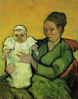 Vincent van Gogh Mme Augustine Roulin and her baby, Marcelle