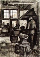 Vincent van Gogh Blacksmith Shop