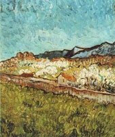 Vincent van Gogh At the Foot of the Mountains