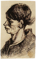 Vincent van Gogh Head of a woman