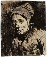 Vincent van Gogh Head of a woman