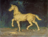 Vincent van Gogh Plaster statuette of a horse