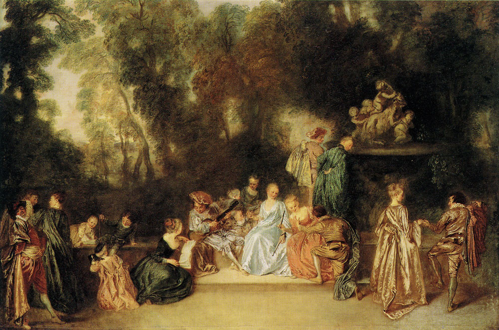 Antoine Watteau - Merry Company