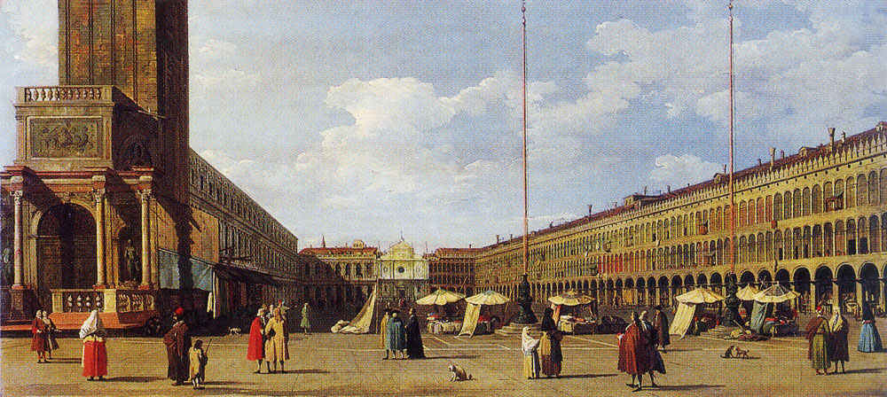Studio of Canaletto - Venice: the Piazza San Marco