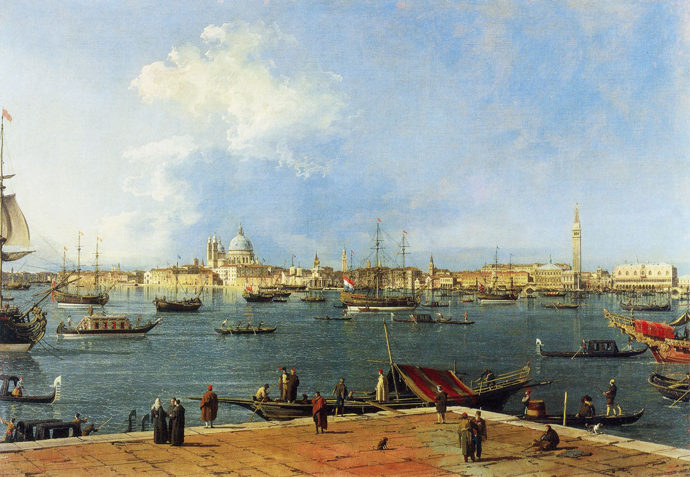 Canaletto - Venice: the Bacino di San Marco from San Giorgio Maggiore