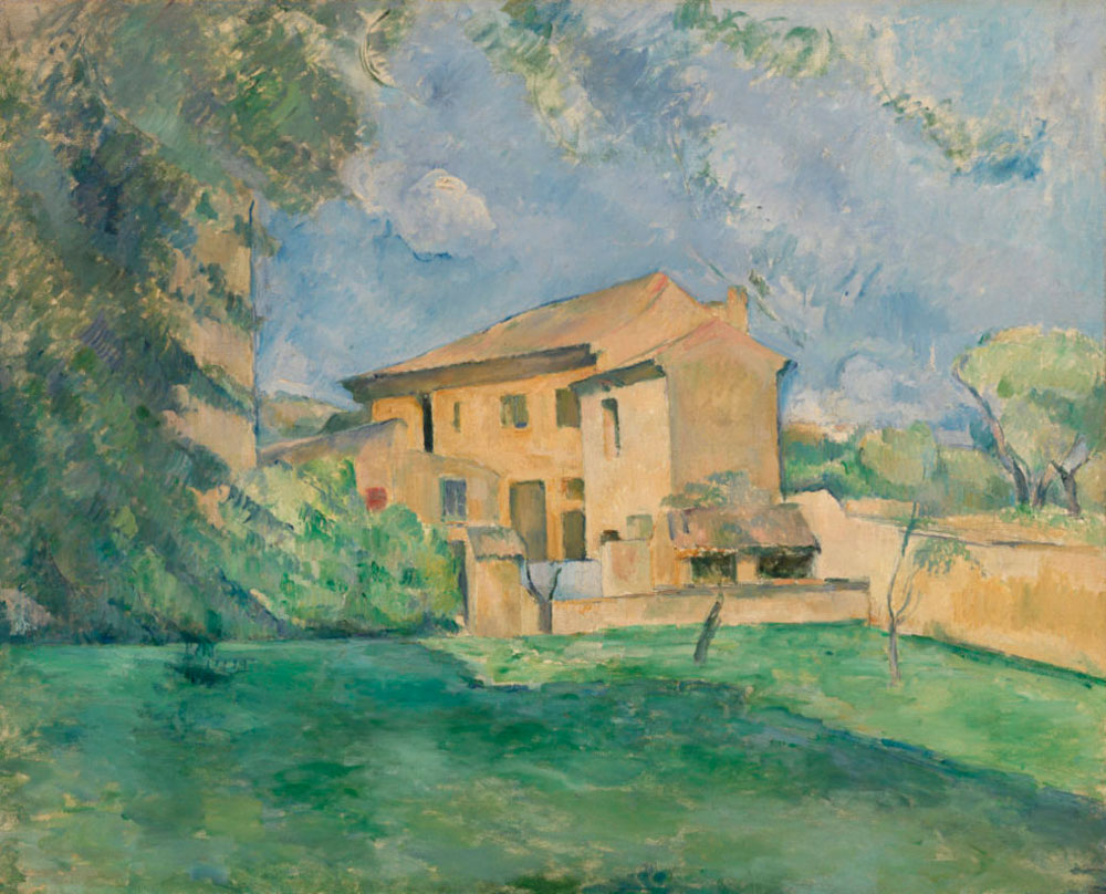 Paul Cézanne - The Farm at the Jas de Bouffan