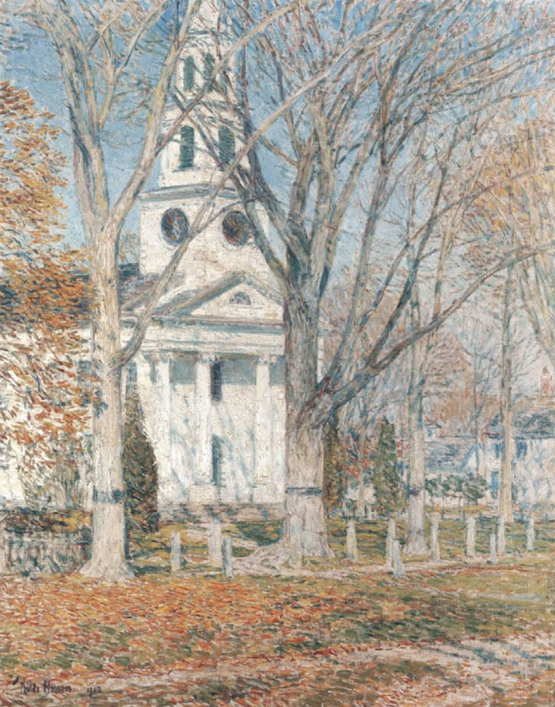 Childe Hassam - Church at Old Lyme