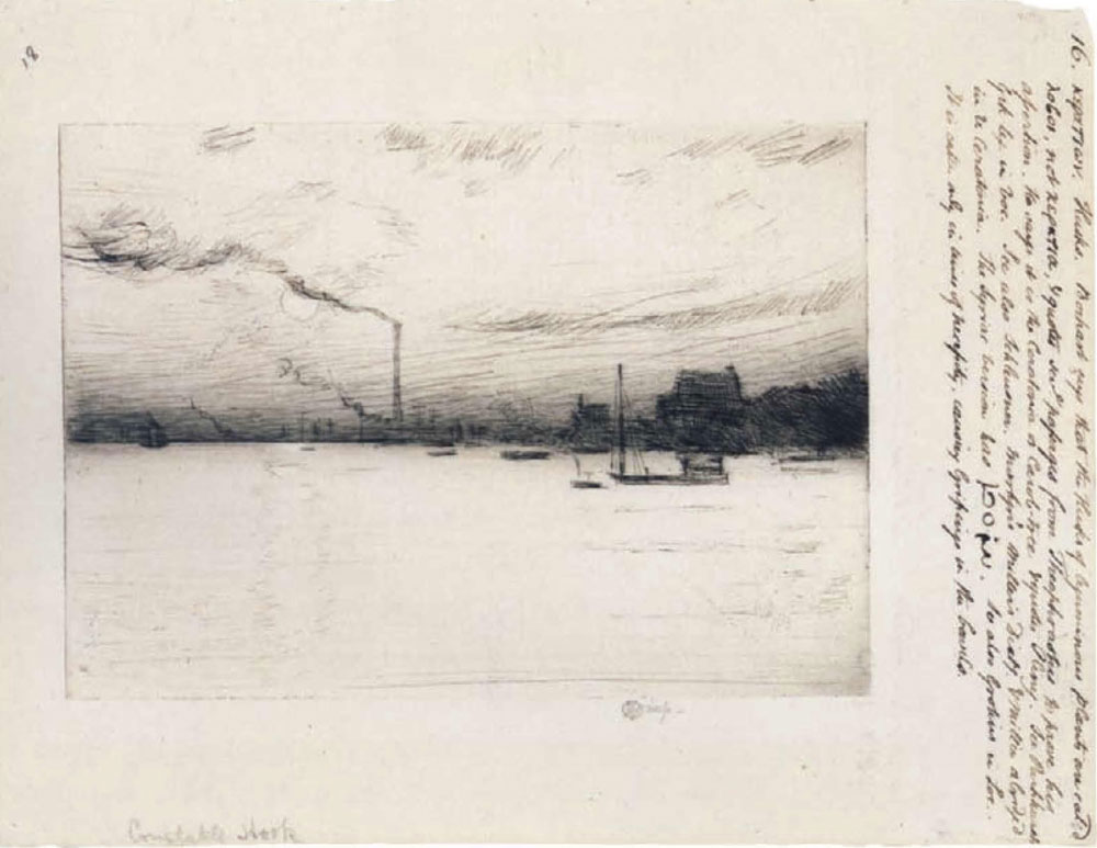 Childe Hassam - Sunset, Constable's hook