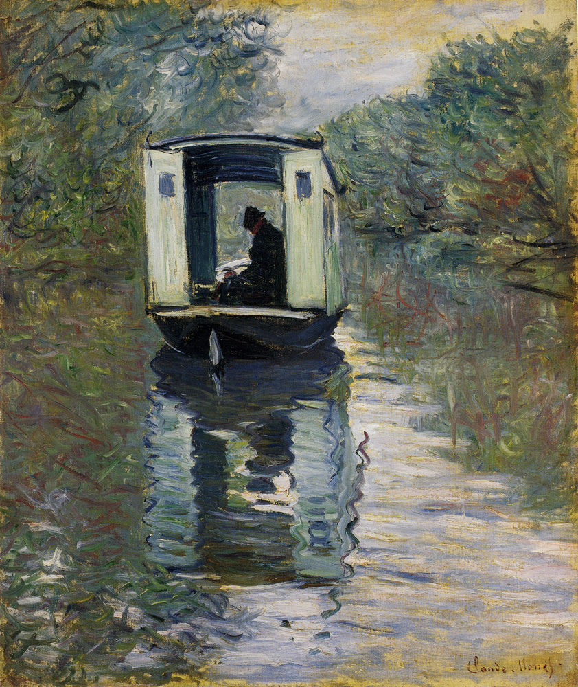 Claude Monet - The Boat Studio