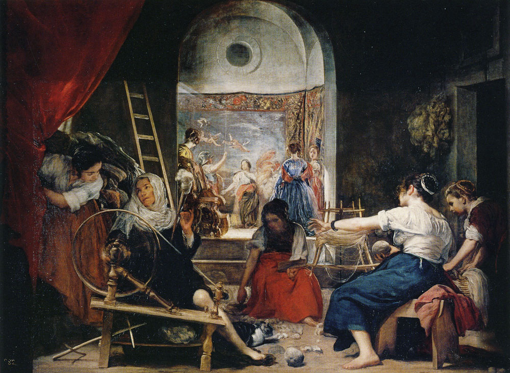 Diego Velazquez - The Fable of Arachne or The Spinners