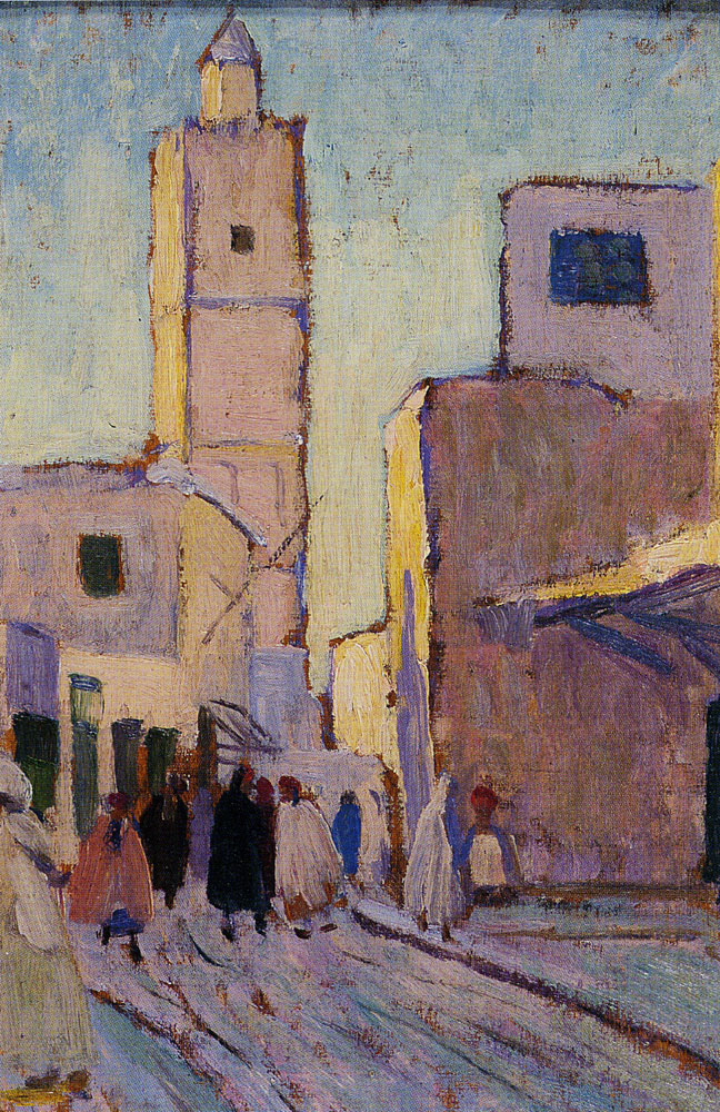 Ethel Carrick - North African street scene