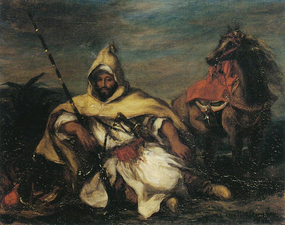 Eugène Delacroix - A Moroccan of the emperor's guard