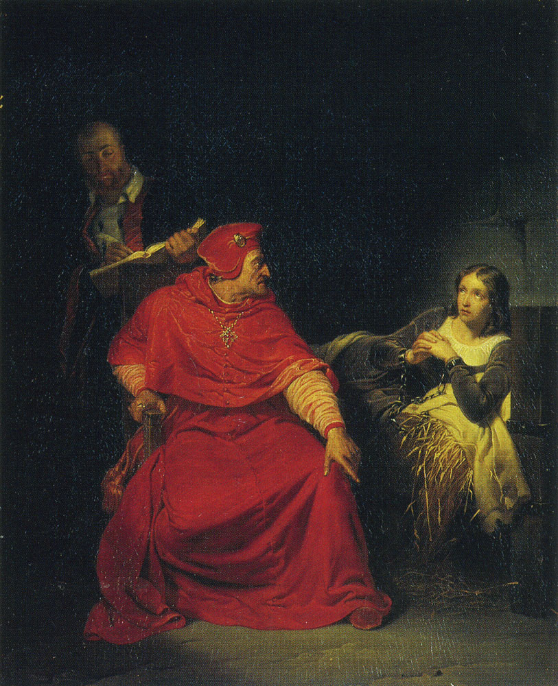 Hippolyte Delaroche - Joan of Arc in Prison
