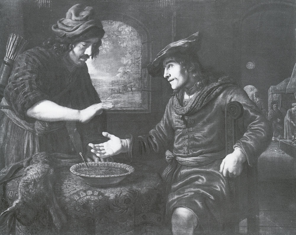 Jan Victors - Esau selling his birthright to Jacob for a pottage of lentils