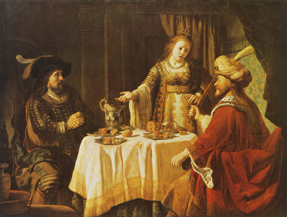 Jan Victors - The feast of Esther