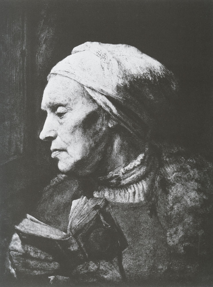 Karel van der Pluym - Old Woman with a Book