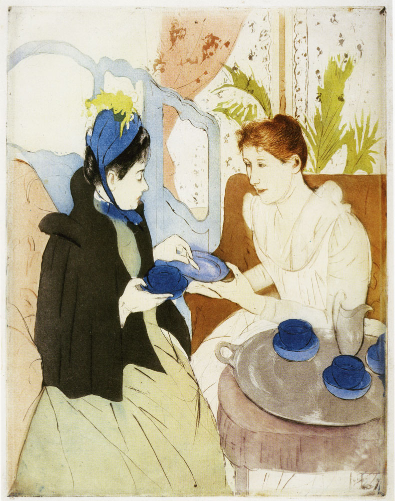 Mary Cassatt - Afternoon Tea Party