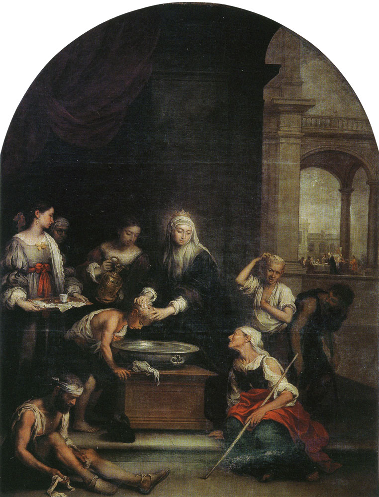 Bartolomé Esteban Murillo - Saint Elizabeth of Hungary Nursing the Sick