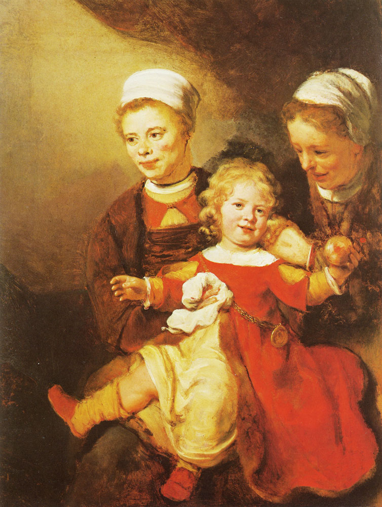 Nicolaes Maes - The happy child