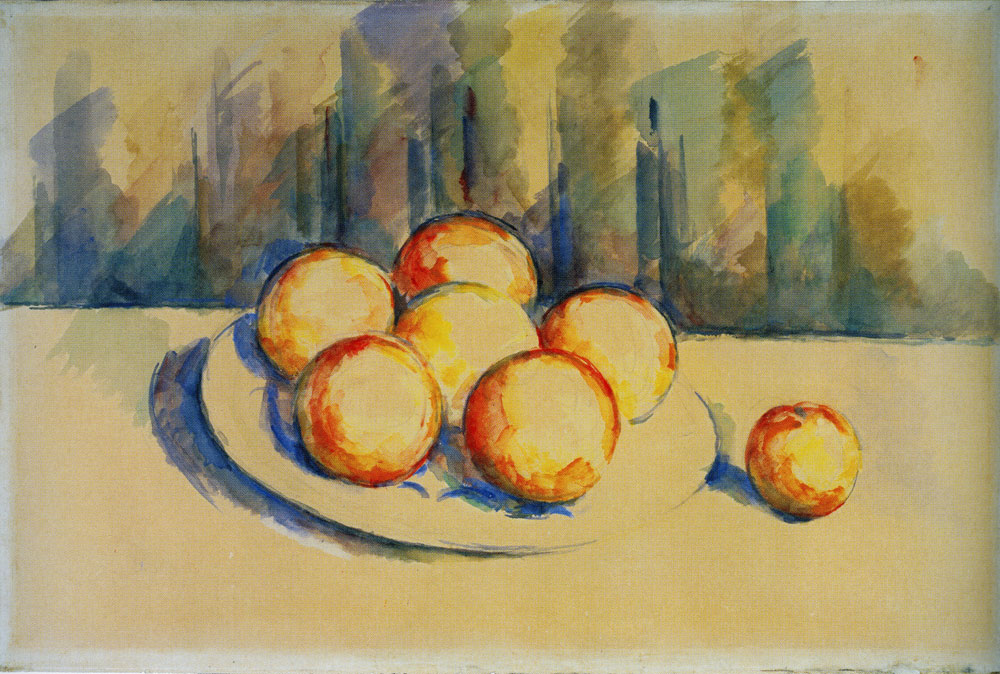Paul Cézanne - Oranges on a plate