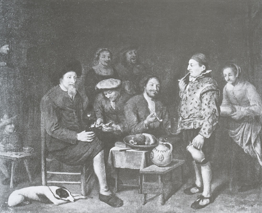 Philips Koninck - Interior with Peasants