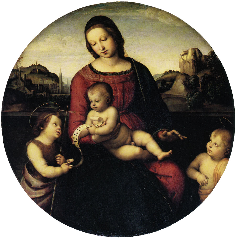 Raphael - Maria with Child and John the Baptist