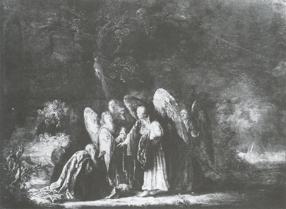 Anonymous School of Rembrandt - Abraham and the Three Angels