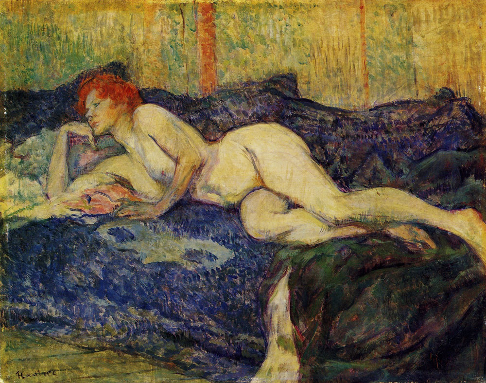 Henri de Toulouse-Lautrec - Reclining Nude