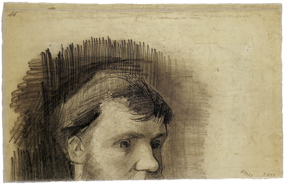 Vincent van Gogh - Part of a portrait of Anthon van Rappard