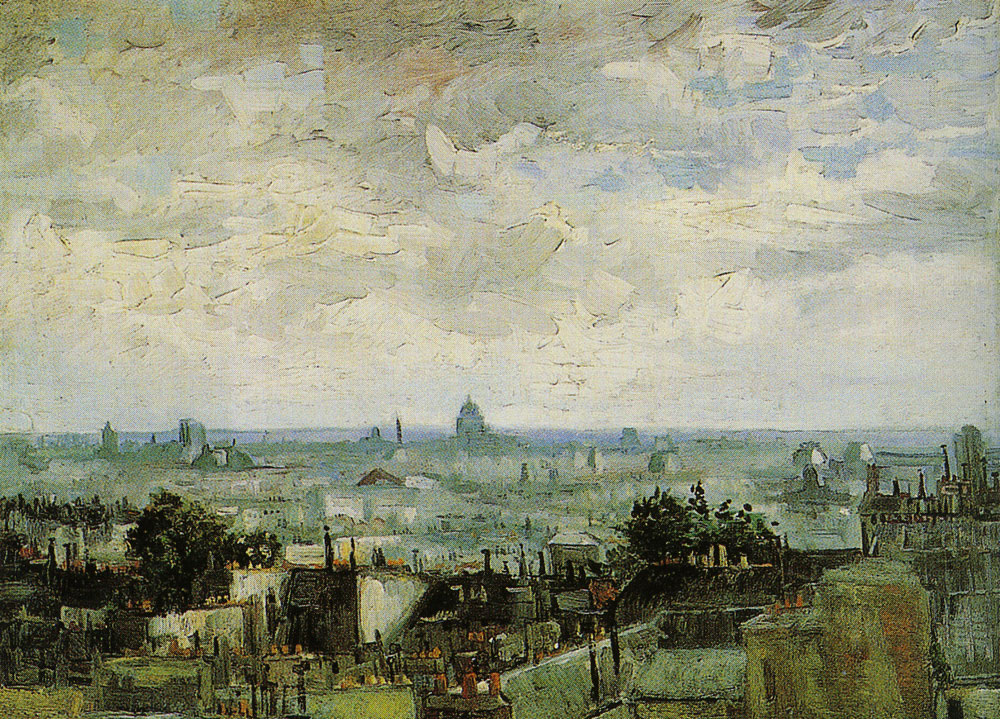 Vincent van Gogh - The roofs of Paris