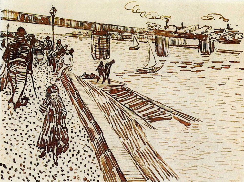 Vincent van Gogh - The Trinquetaille bridge