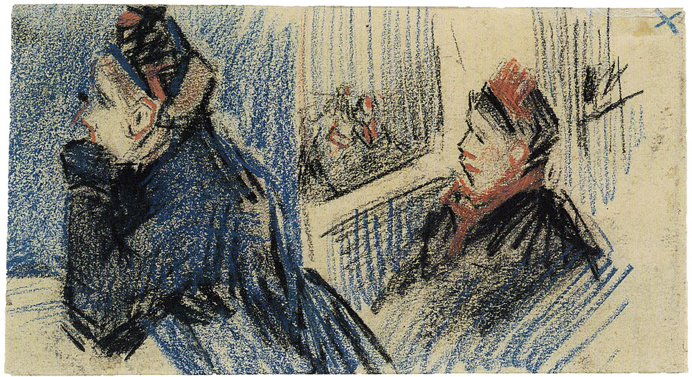 Vincent van Gogh - Two Women in a Theatre Box