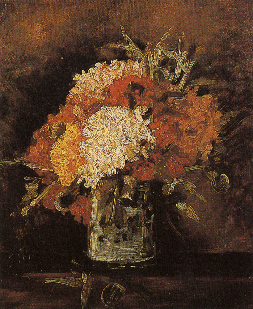 Vincent van Gogh - Vase with carnations