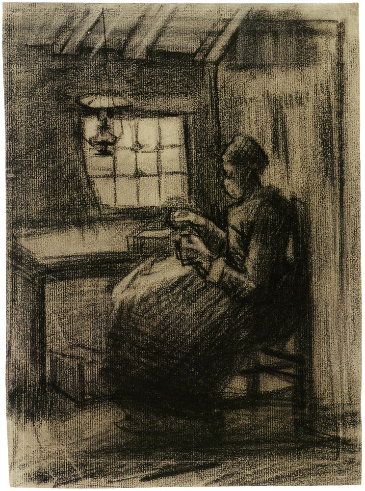 Vincent van Gogh - Woman sewing