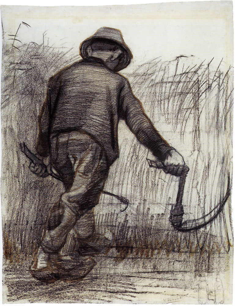 Vincent van Gogh - Reaper (from behind)