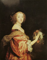 Anthony van Dyck Lady d'Aubigny