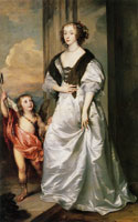 Anthony van Dyck Portrait of Mary Villiers with Lord Arran