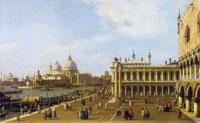 Canaletto Venice: the Molo with Santa Maria della Salute