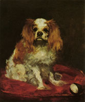 Edouard Manet A King Charles spaniel