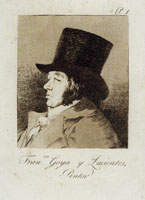 Francisco Goya Los Caprichos, No 1: Francisco Goya y Lucientes, Pintor