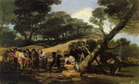 Francisco Goya Making Powder in the Sierra de Tardienta