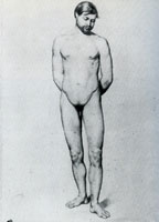 Paul Cézanne Male nude