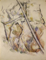 Paul Cézanne Pine and rocks at the Château Noir