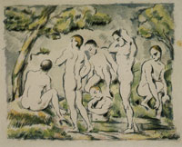 Paul Cézanne The small bathers