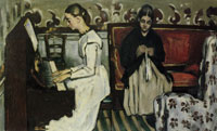 Paul Cézanne Young girl at the piano: Overture to 