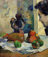 Paul Gauguin Still Life with Profile of Charles Laval
