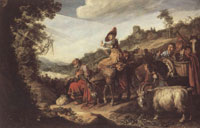 Pieter Lastman Abraham on the Road to Canaan
